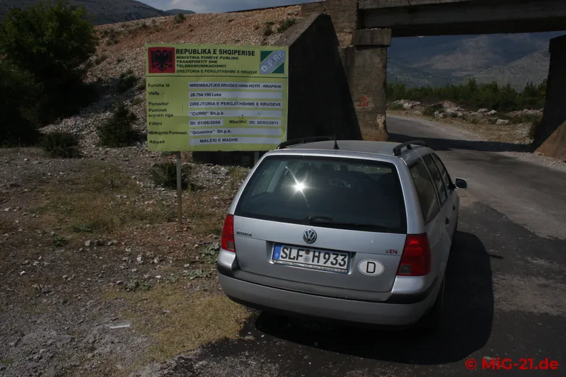 ... to the bumpy Albanian roads we travelled together.