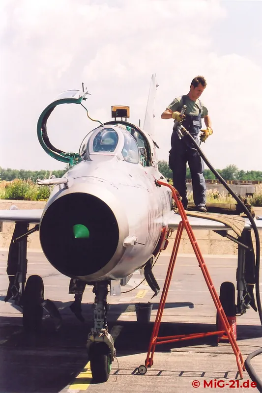 The squadron exchange was a good opportunity to have a close look at MiG-21 operations.