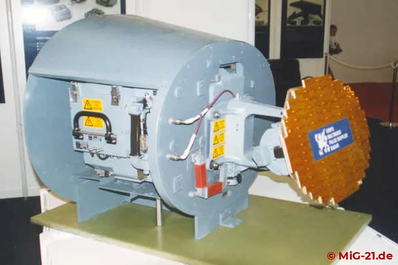 Due to be built in the export aircraft: Grifo radar made by FIAR (Italy).