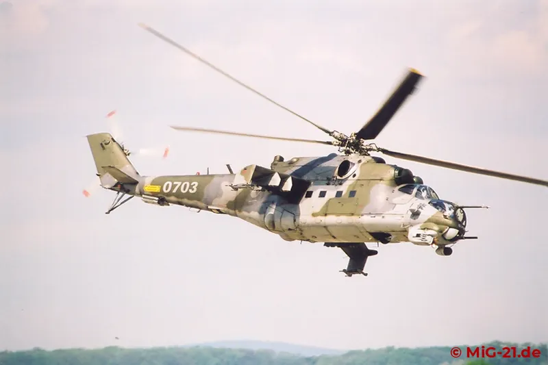 ... and Mi-24 based at Přerov gave spirited displays. Beside this L-159 ALCA and L-39 were shown in the air.