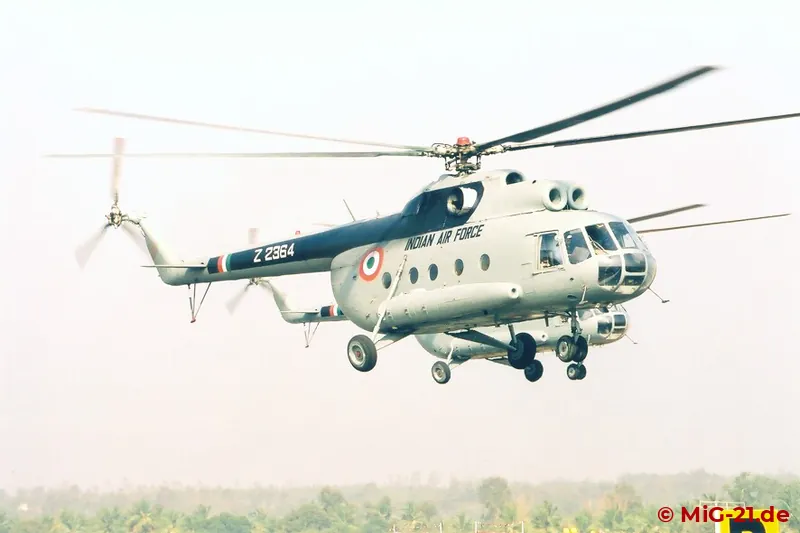 ... and Mi-8 flew logistic support missions for the show. The latter also lead the opening flypast.