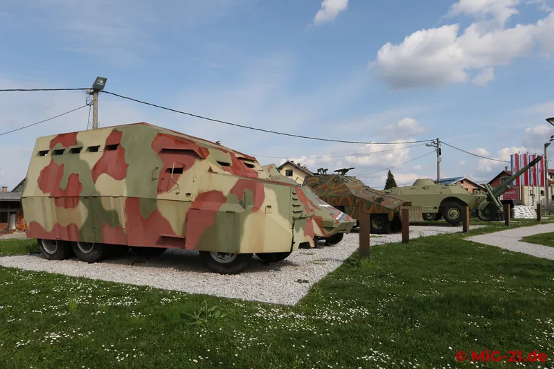 ... it was built in-house from tractors, trucks and construction vehicles.