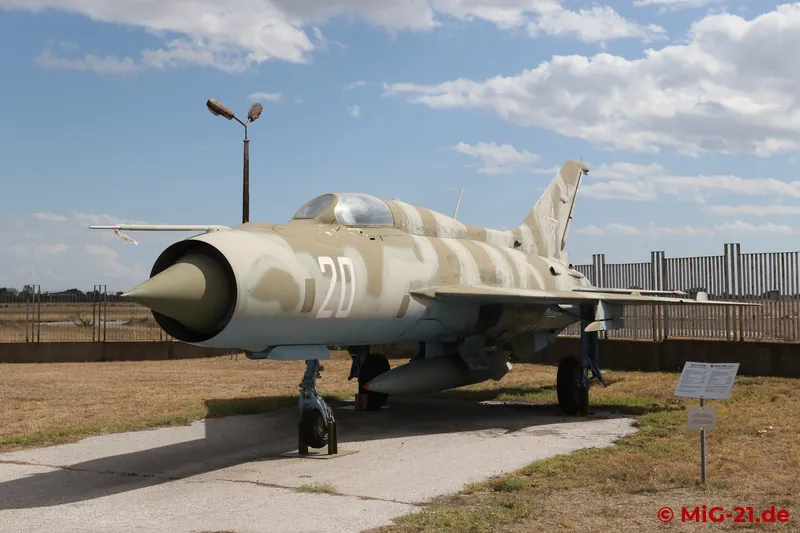 The fantasy paint scheme of the MiG-21PF in the collection has been replaced by a more realistic camouflage.