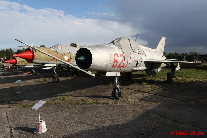 MiG-21F-13 623 was built at Gorky, was one of the first aircraft delivered to the East German Air Force and …