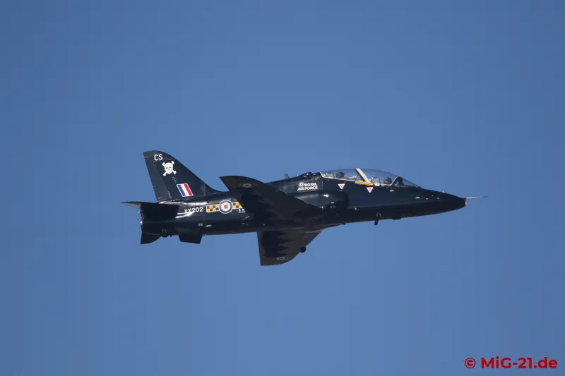 ... closely followed by a British Hawk, which had served as a target for a joint interception exercise the …
