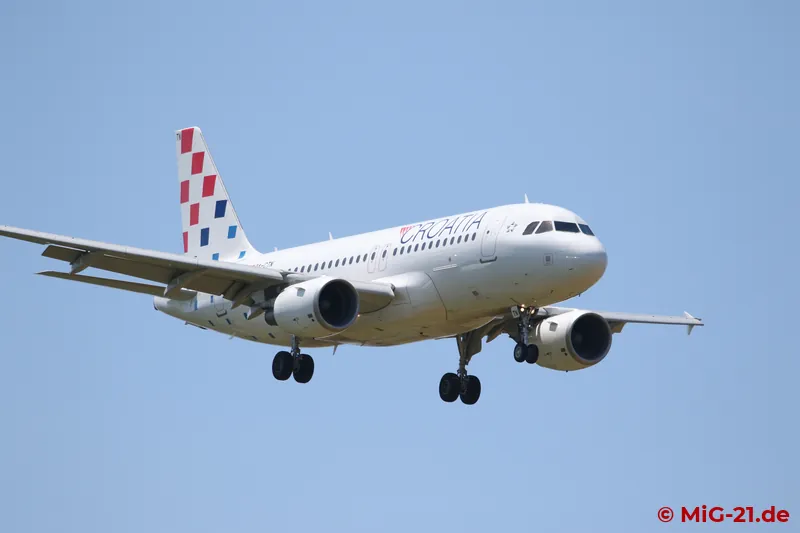... closely followed by another airliner ...
