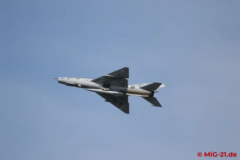 Unfortunately, the Croatian MiG-21UMD operated from its home base Zagreb-Pleso, so nice take-off pictures …
