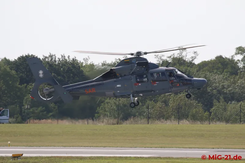 Lithuania was represented by an AS365N3+ of the helicopter squadron from Šiauliai, home of the Baltic Air …