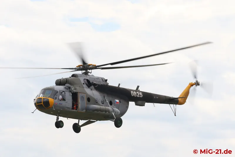 The "civil" Mi-17s of the Centrum leteckého výcviku (CLV) from Pardubice differ externally from their …