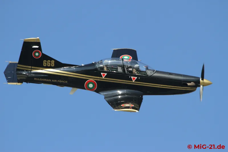 Both BVVS training aircraft, the PC-9 ...