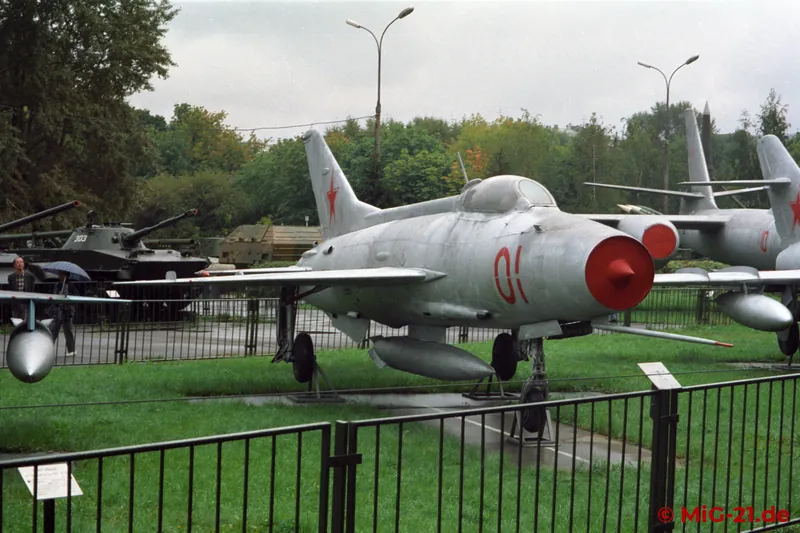 The museum's MiG-21F is probably the best-preserved aircraft of this version.