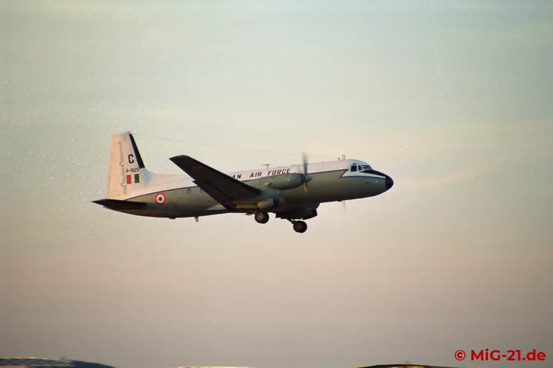 ... and HS 748s flying off in all directions with passengers and equipment.