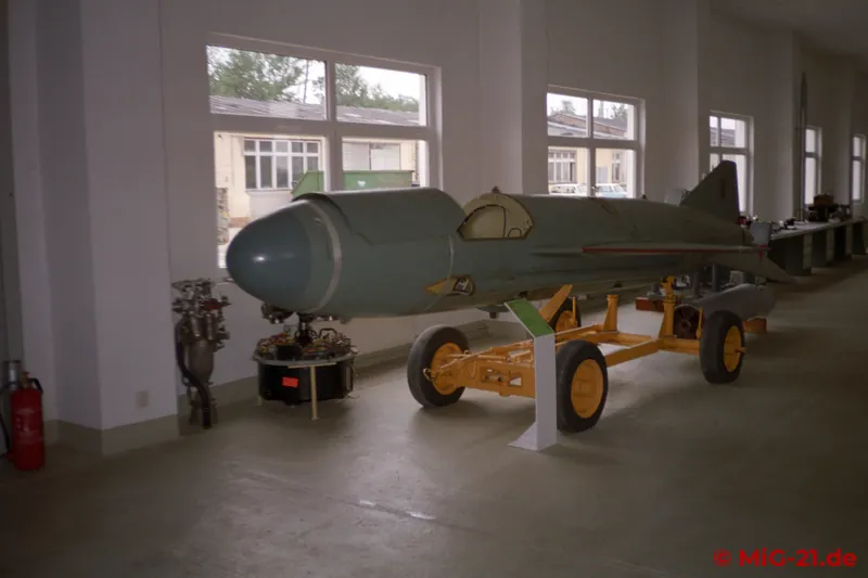 4K40 P-15 Termit (SS-N-2 Styx) anti-ship missile with solid-fuel booster.