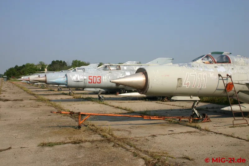 All non-operational Romanian MiG-21 are stored in Caracal and Craiova. Among them are aircraft of PFM …