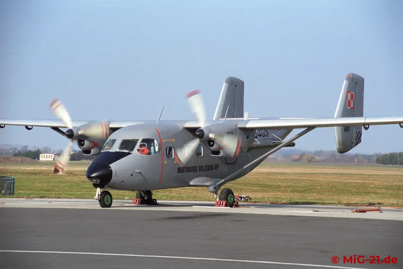 ... and M28 aircraft for maritime surveillance are the only types still flying at Babie Doły today.