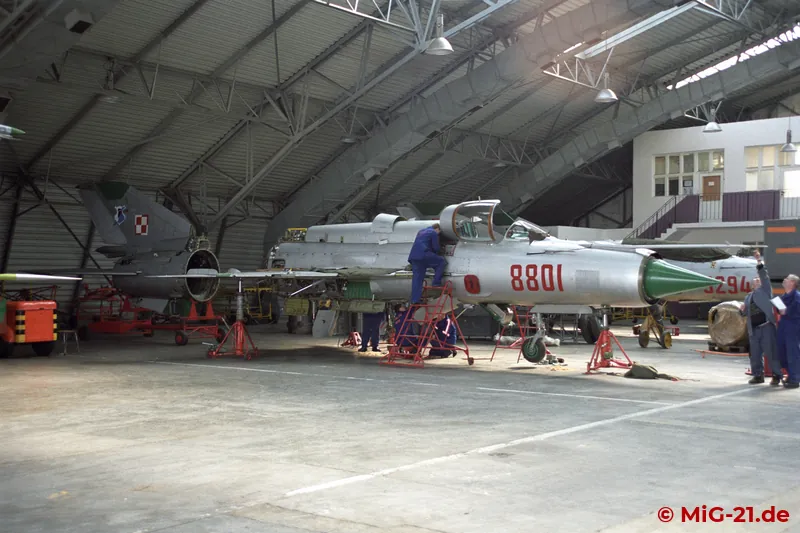 To the author's great delight, a longer tour of the maintenance hangars was also possible, ...