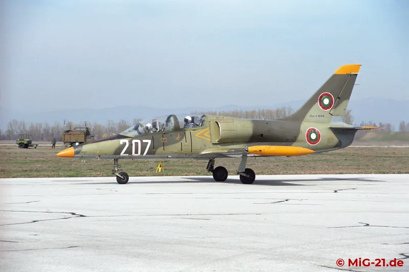 ... followed by an L-39, which also gave a flying display.