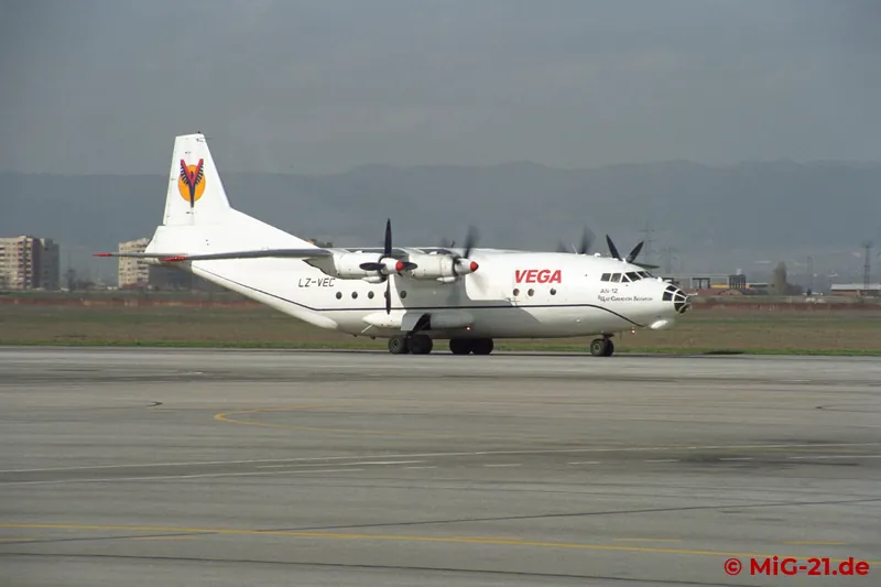 ... and an An-12 of a local cargo airline.