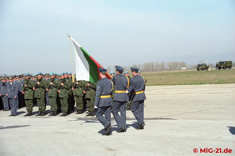 With the march-past of the guard of honour ...