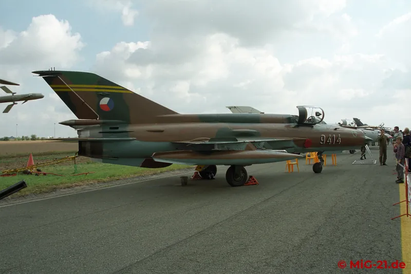 Auch die Hausherren hatten MiG-21 mitgebracht, die allerdings nur am Boden zu sehen waren ...