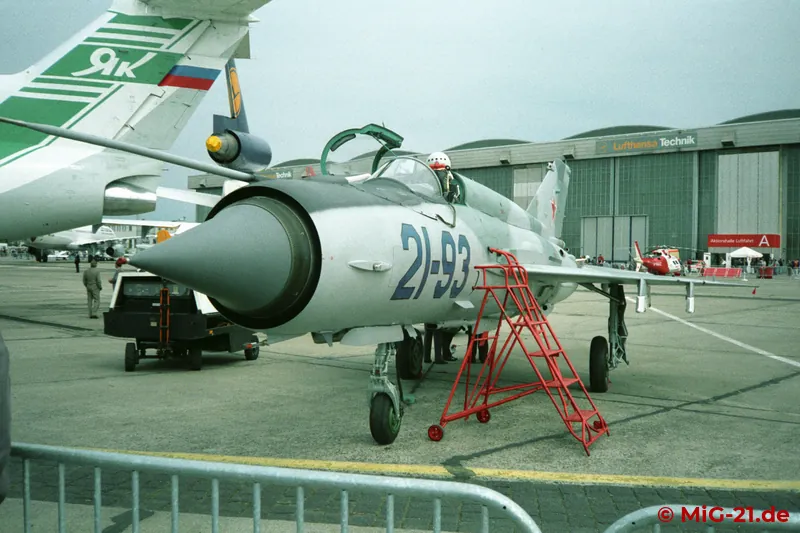 The prototype of the MiG-21-93 was the star of the show.