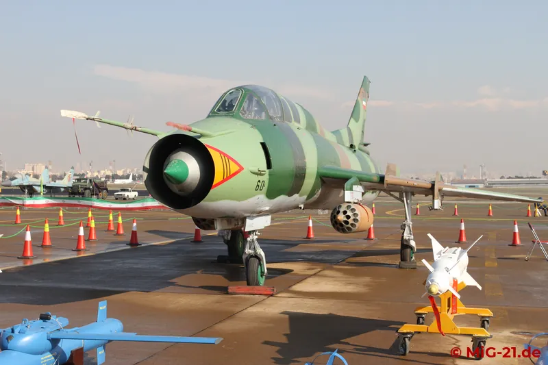 Unlike the aircraft shown so far, this Su-22UM3K belongs to Iran's "parallel air force", that of the …
