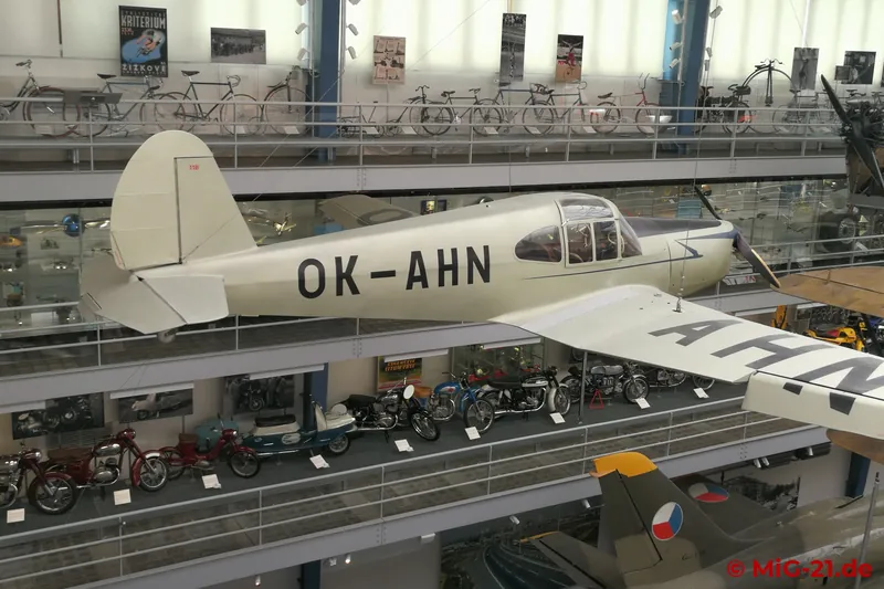 The Sokol M1C was the first Czechoslovak post-war aircraft.