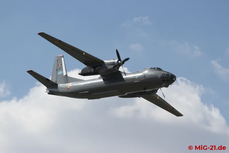 A real rarity was the An-30 in the flying programme – the second aircraft in the inventory was shown in the …