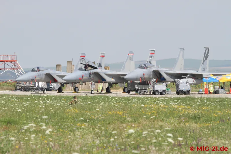 Besides the LanceR, F-15s of the US National Guard from California, on site as part of exercise Dacian Eagle …
