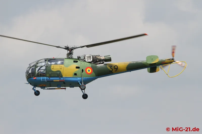 Two IAR 316s flew as a pair, ...