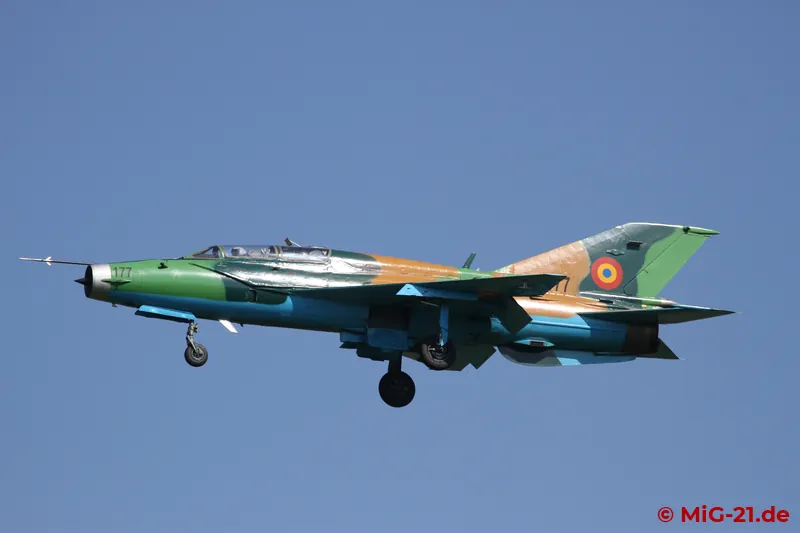 Only later do the MiG-21s join in, ...