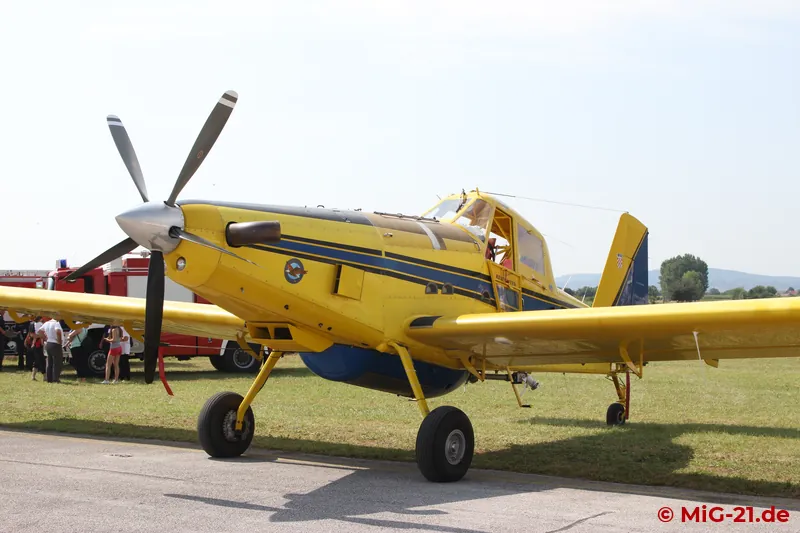 Due to the short runway at Varaždin, only a few of the participating aircraft could also be seen on the …