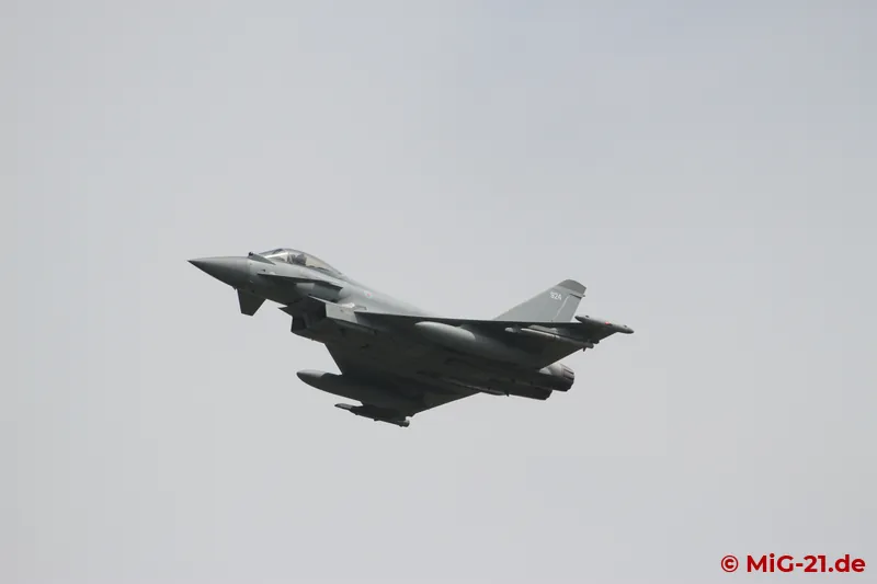 ... was followed by probably the biggest disappointment for the local spectators, the British Eurofighter. …