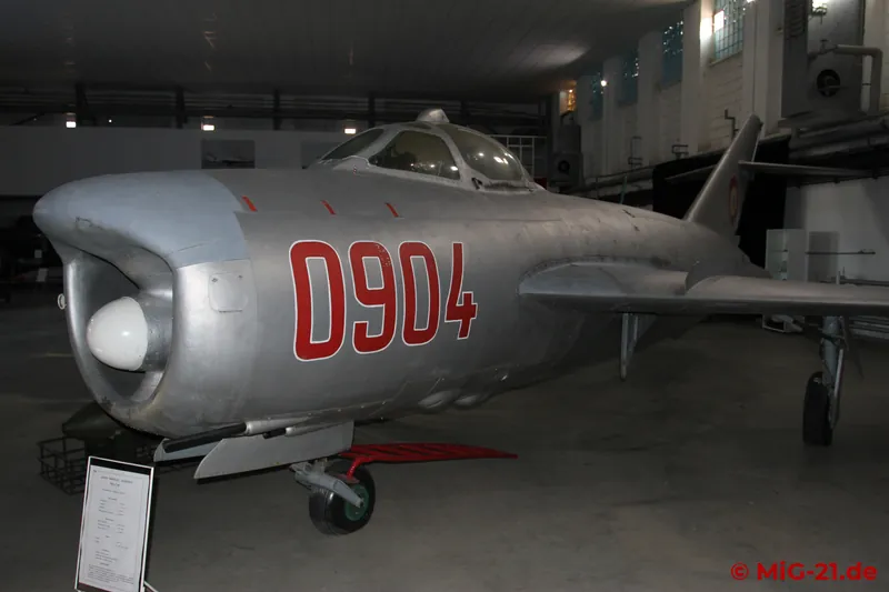 ... a MiG-17PF, ...