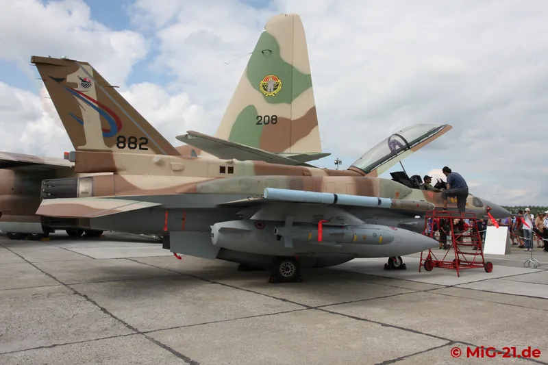 The two Israeli F-16Is, which came to Hungary accompanied by a C-130, probably had the longest journey.