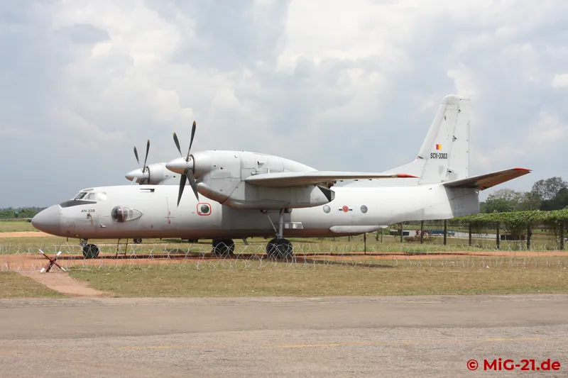 An-32 at its home base Ratmalana. Thanks to its high engine power, the Ukrainian transport is ideally suited …