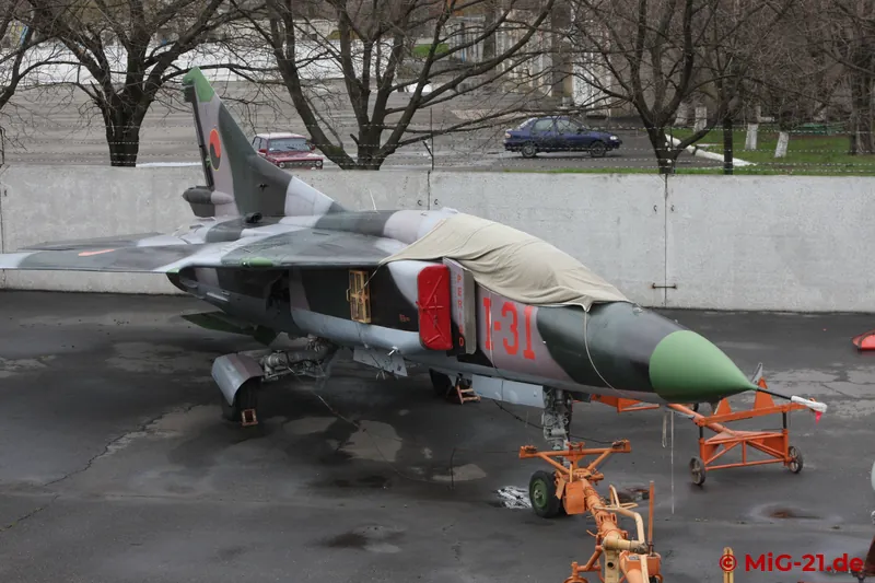 Two MiG-23UBs for the Angolan Air Force were waiting freshly overhauled for delivery, ...
