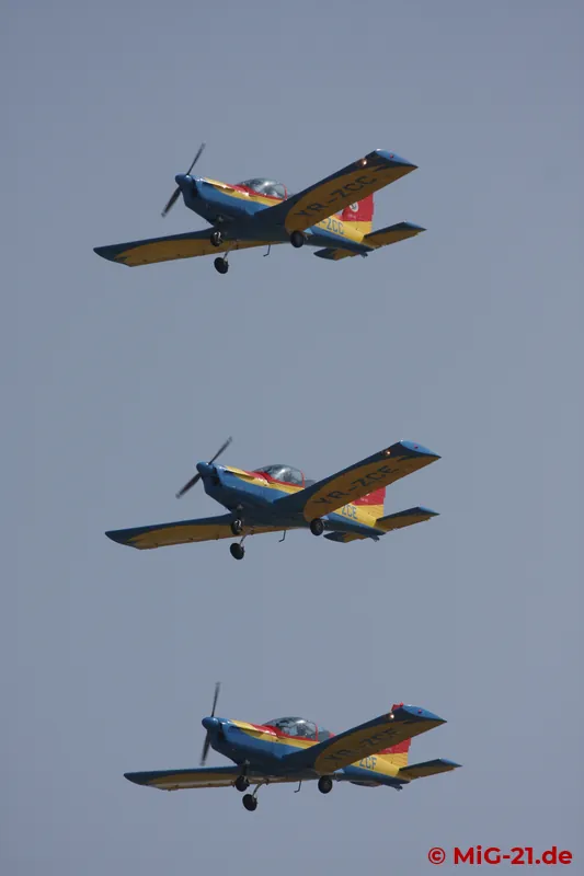 The civil participants also gave great displays, among others with formations of Zlíns, ...