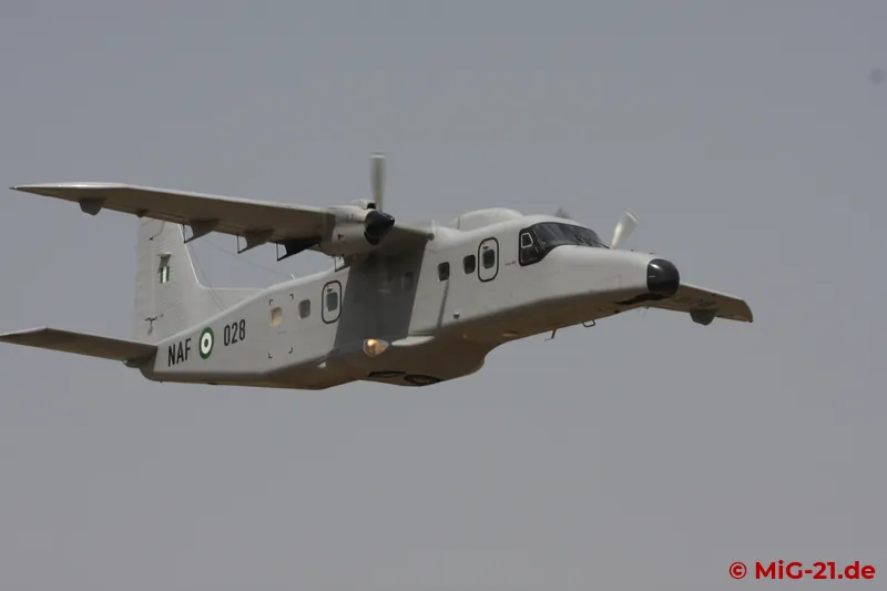 This Dornier Do 228 was one of five aircraft of this type at the show. Two of them took part in the flying …