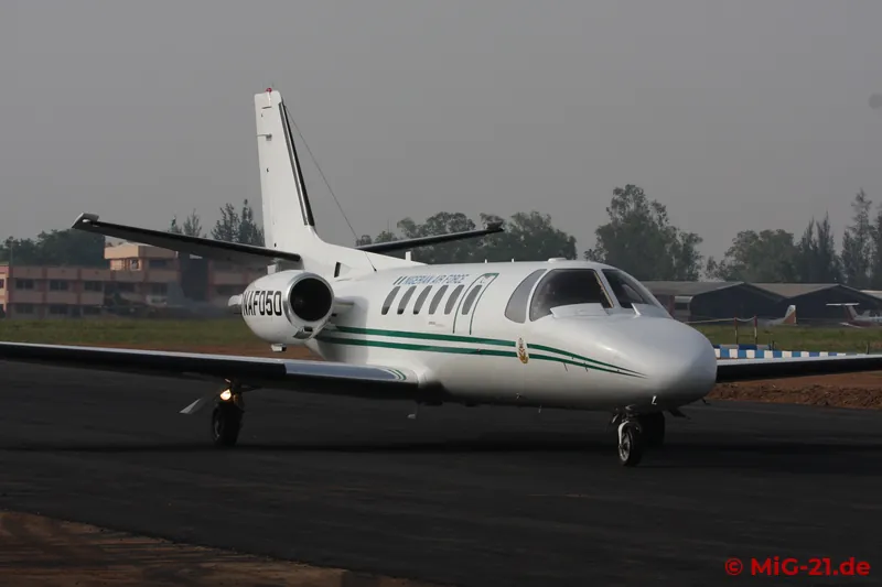VIPs came to Kaduna in this Cessna Citation II.