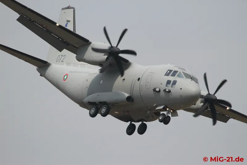 ... represented by a C-27, until it landed.
