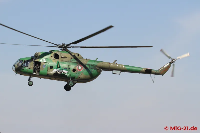 ... and Mi-17 carried out an air rescue, ...