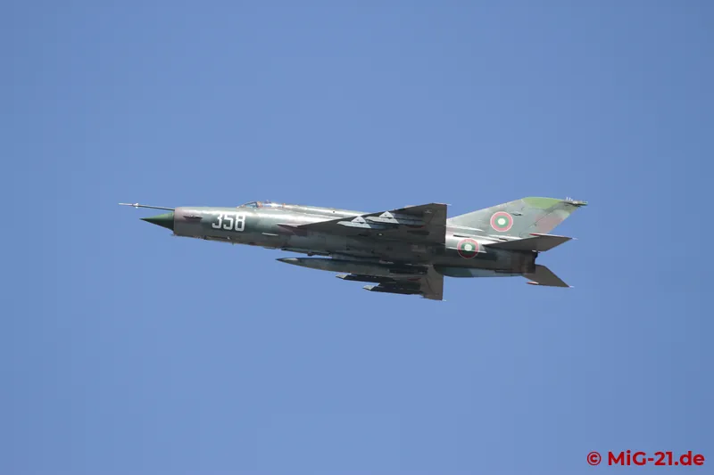 As the author had to leave on Sunday, he missed the MiG-21's take-off at Krumovo, but on the way to Sofia …