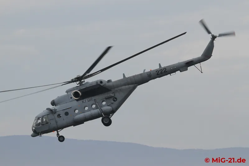The best of all the mediocre displays was probably that of a Mi-171 from the neighbouring Zagreb-Lučko base.