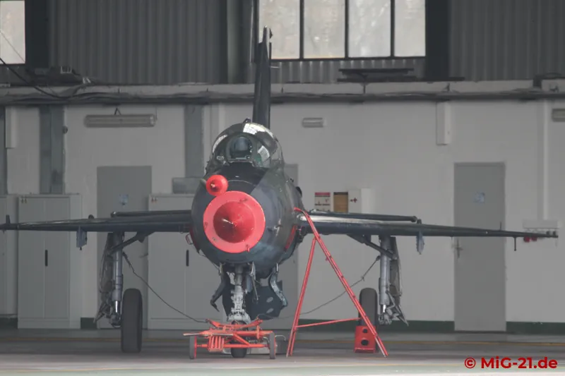 When it was all over and the hangar doors opened to tow away the home-based aircraft, a MiG-21UMD stored …