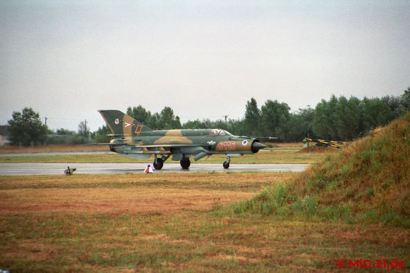 ... as if the weather was particularly bad every time the MiG-21 appeared. ...