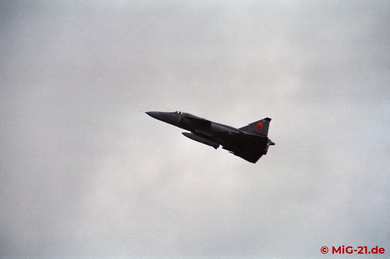 The foreign guests included the Viggen from Sweden, ...