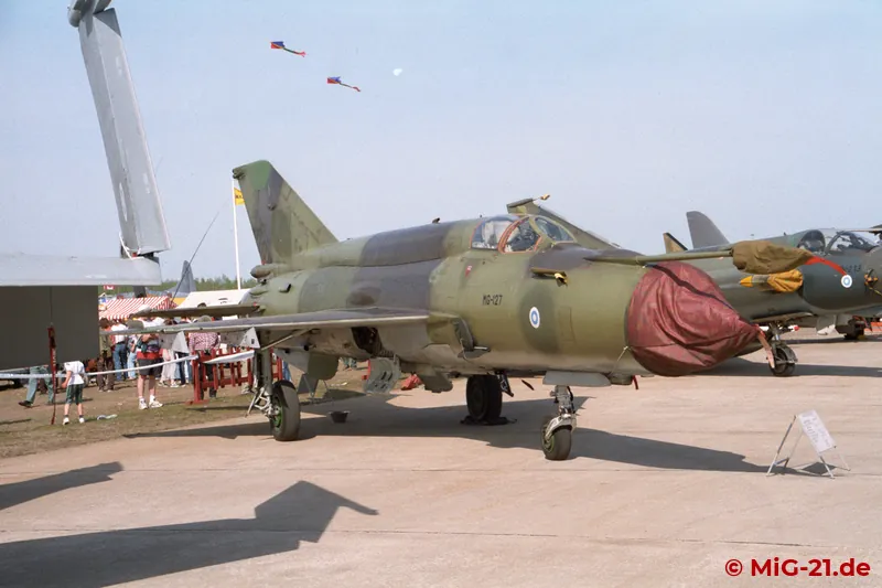 ... as well as the Finnish MiG-21bisT.