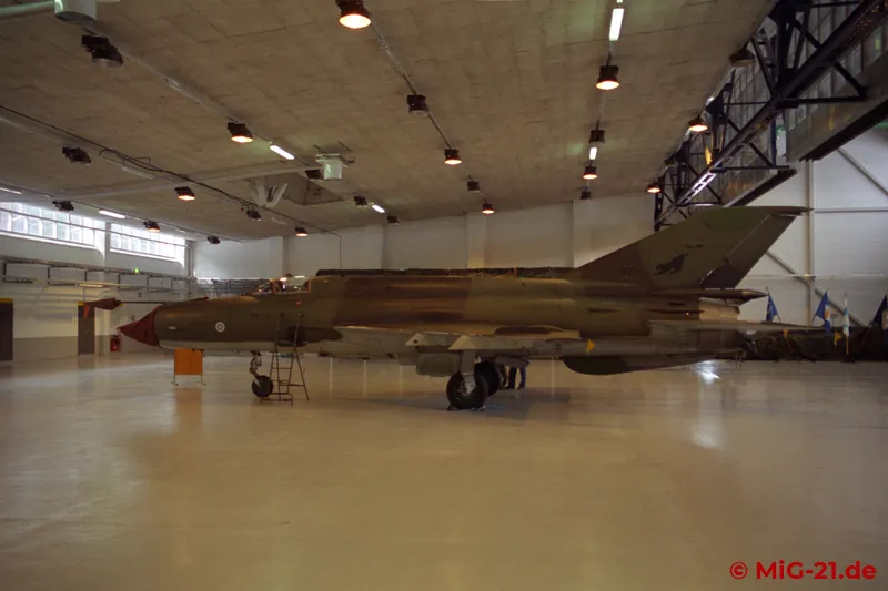 ... into one of the hangars, where the speeches of the day are then held.