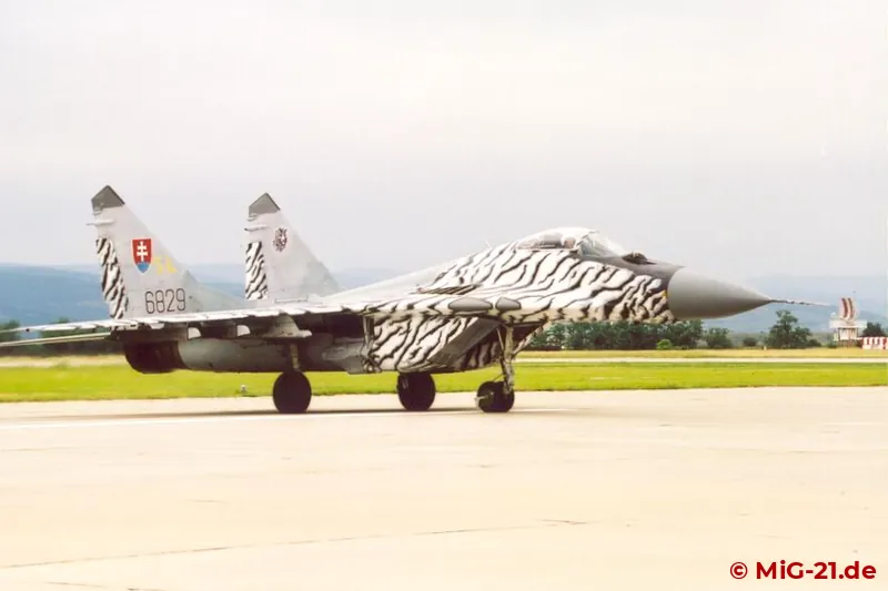 Erfreulicherweise war fast das gesamte slowakische Arsenal in Aktion zu sehen: MiG-29 in Sonderbemalung und …